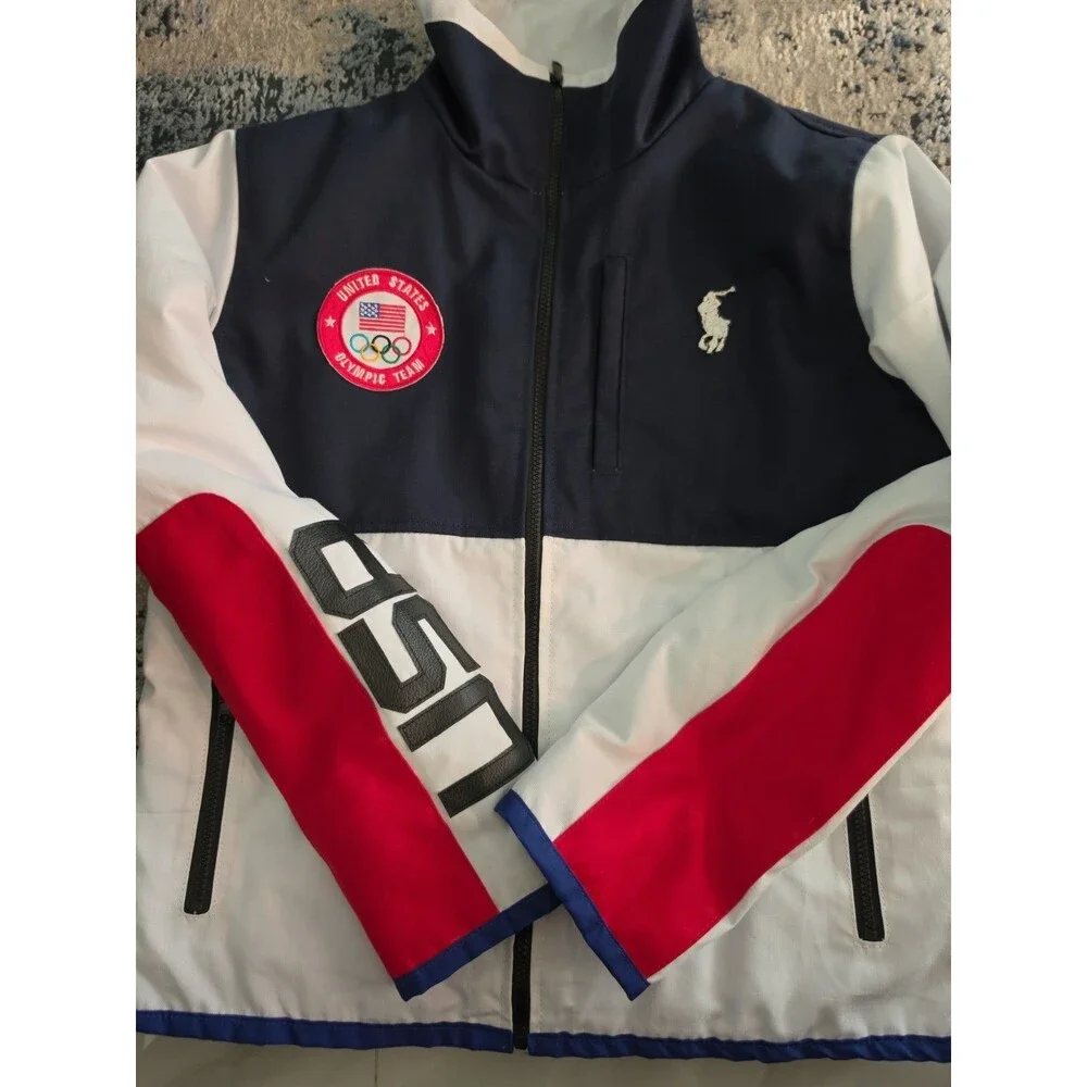 Team USA Ceremony Olympic Jacket 2022 Polo Ralph Lauren Full Zip Jacket 2XL Uni